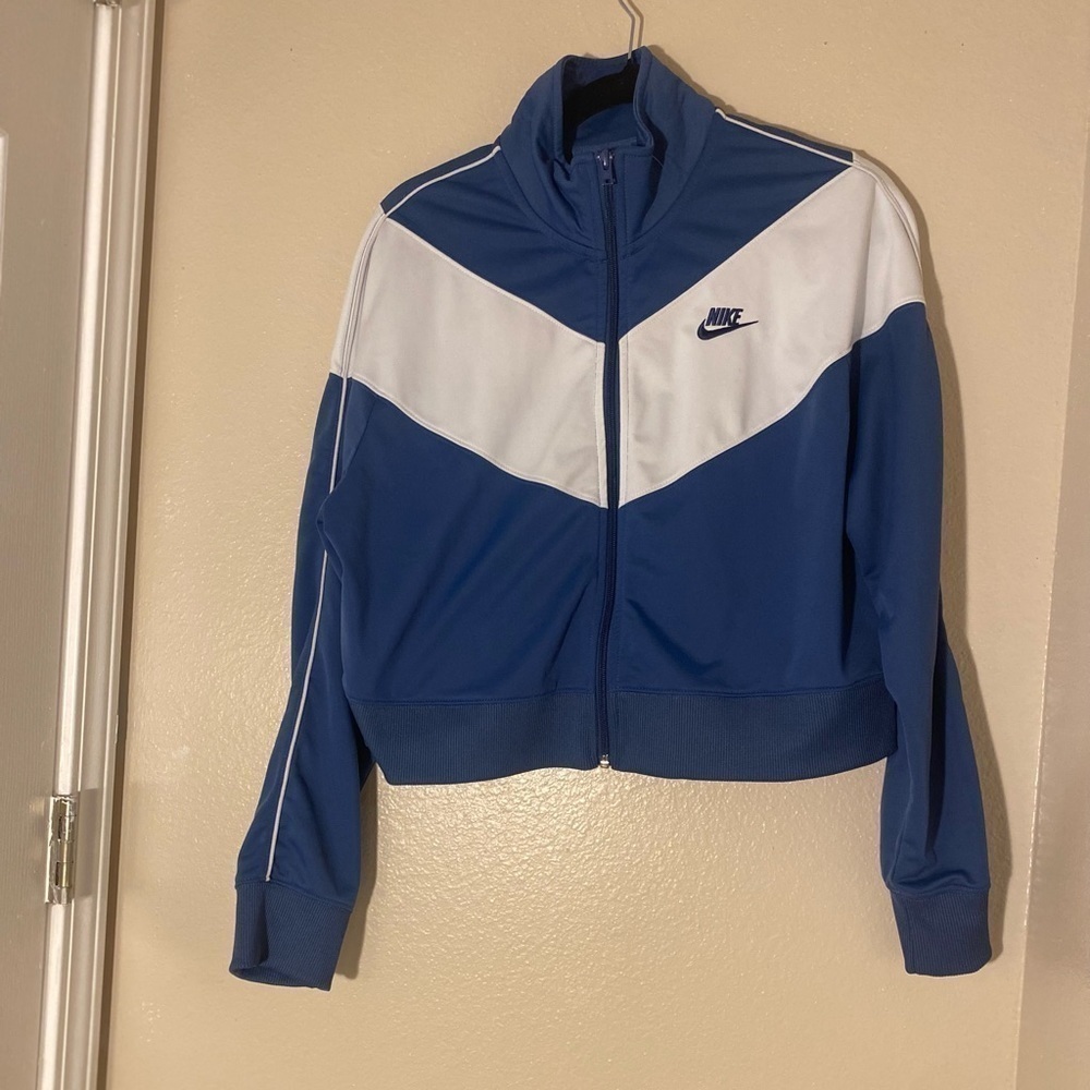 Nike Women's Sportswear Heritage Cropped Track Jacket Size XL